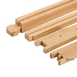 9 1/8" (Deep) Wood Frames - Groove Top and Bottom Bars