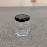 Hexagon Glass Jar