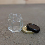 Hexagon Glass Jar