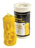 Candle with Honeycomb Candle Mold