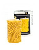 Cylinder with Leaves Candle Mold