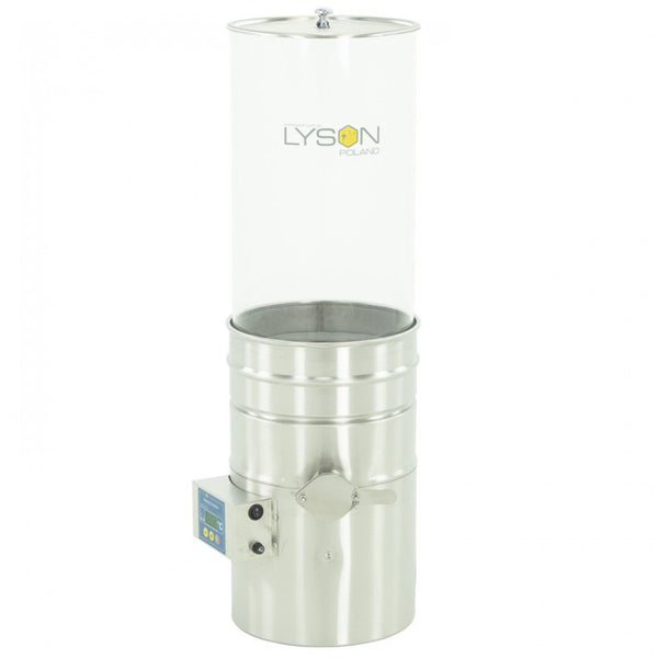 Lyson 29L Heated Honey Tank with Transparent Jacket Worker and Hive