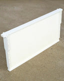 9 1/8" (Deep) White - One Piece Plastic Frame