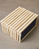 Assembled Deep Frame with Black Foundation
