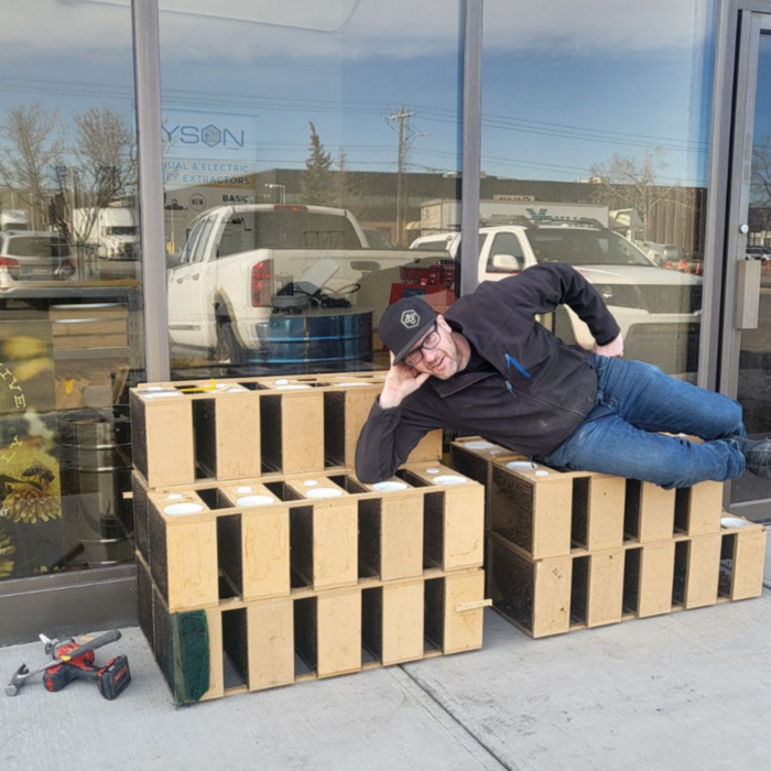 How we hive our packages in Calgary