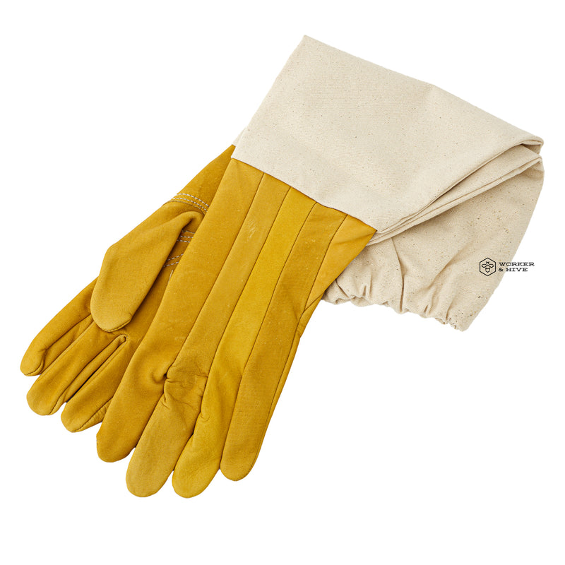 Canadian Made Cowhide Beekeeping Gloves