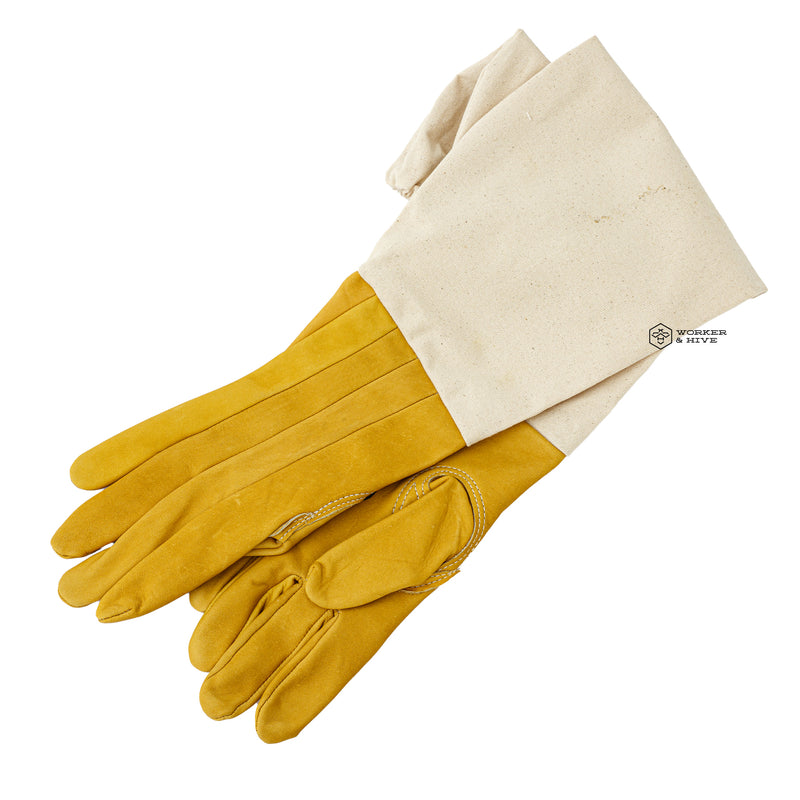 Canadian Made Cowhide Beekeeping Gloves