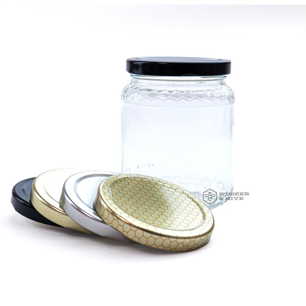 Meile Jar - Honeycomb Embossed Glass Jar