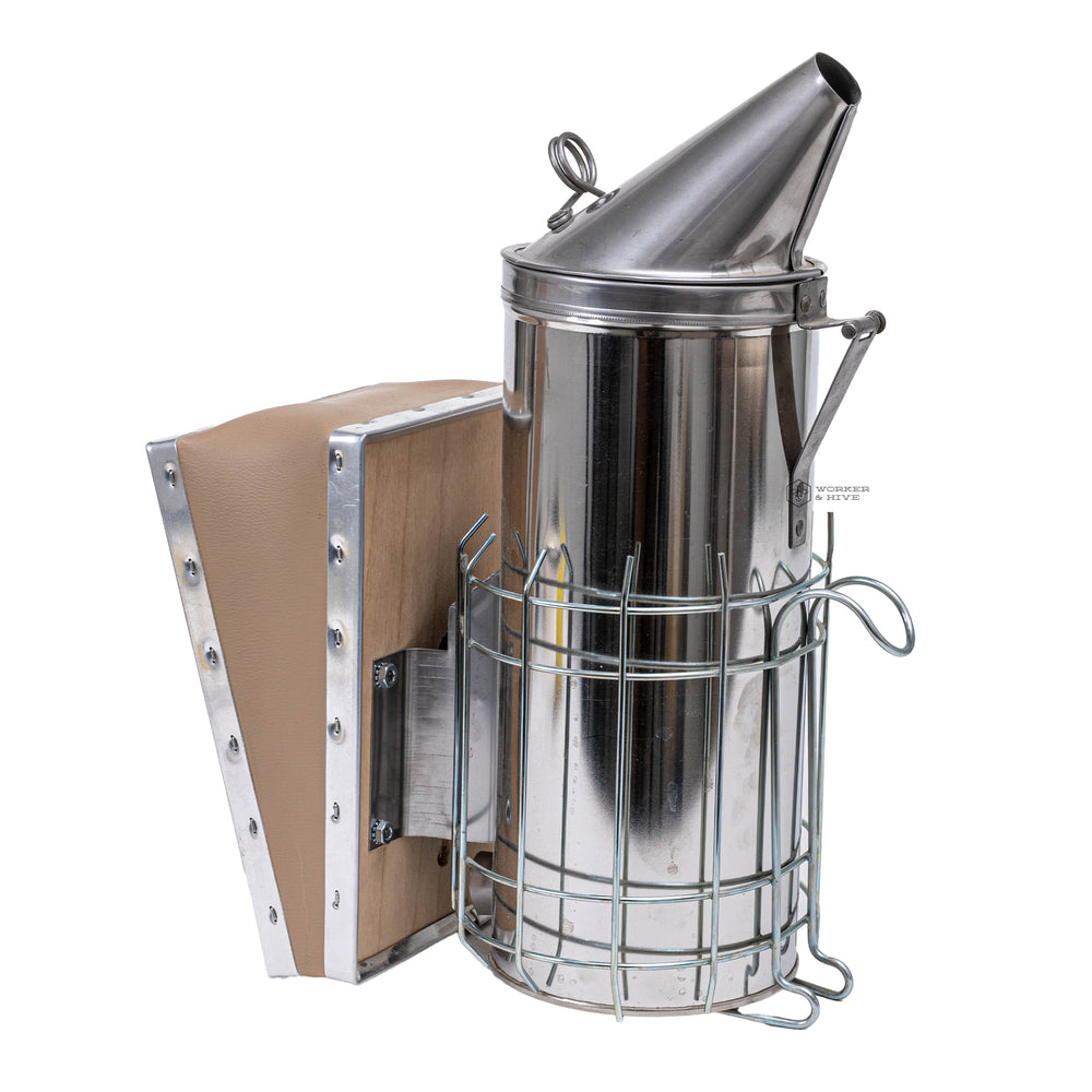 4 x 10 Stainless Steel Smoker w/shield - Dadant