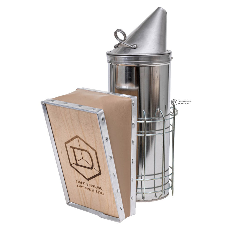 4 x 10 Stainless Steel Smoker w/shield - Dadant
