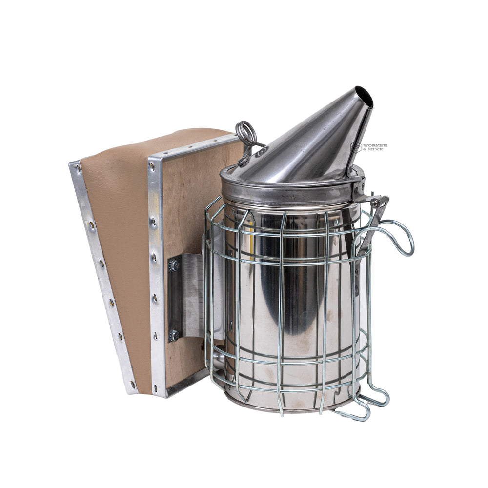4 x 7 Stainless Steel Smoker w/shield - Dadant