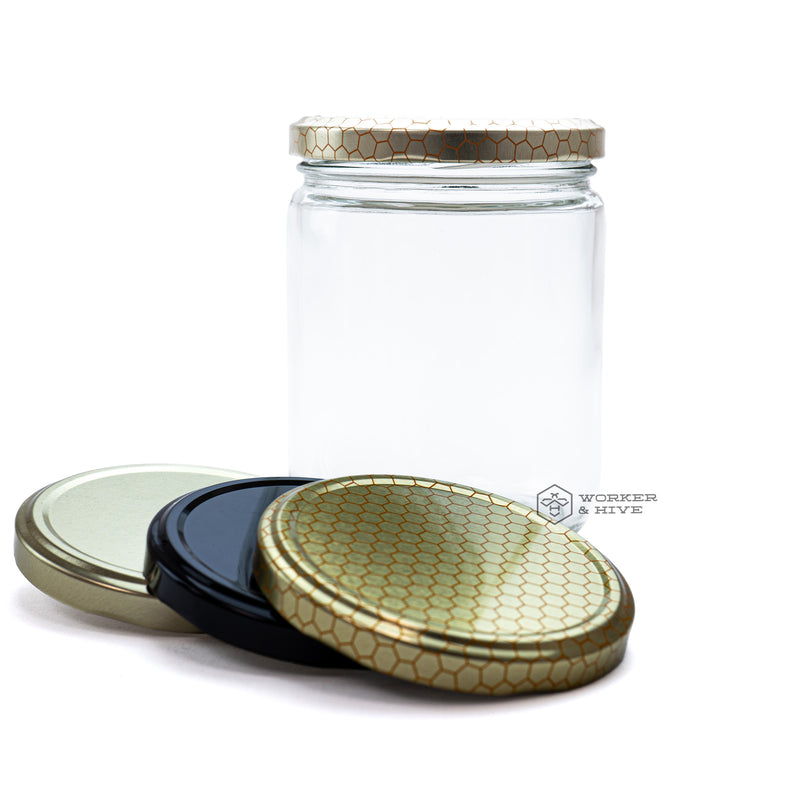 Glass Honey Jar