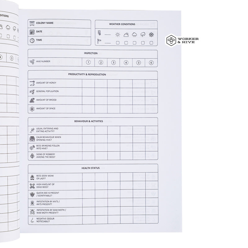 All my beekeeping shit Log Book