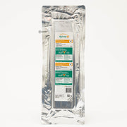 A packaged Apivar 2.0 insecticide strip in a silver foil pouch with a white, green, and orange label, photographed against a plain white background.