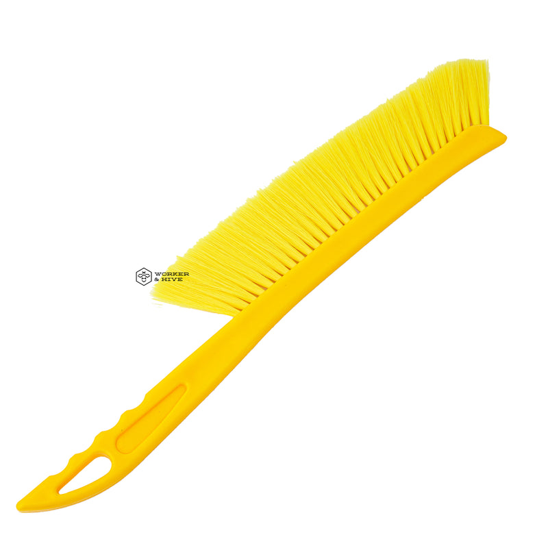 Bee Brush - Large Yellow Plastic