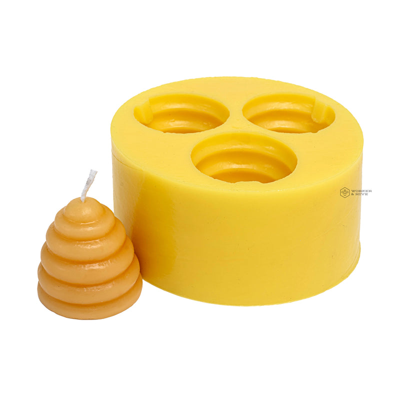 Beehive Votive Candle mold set of 3