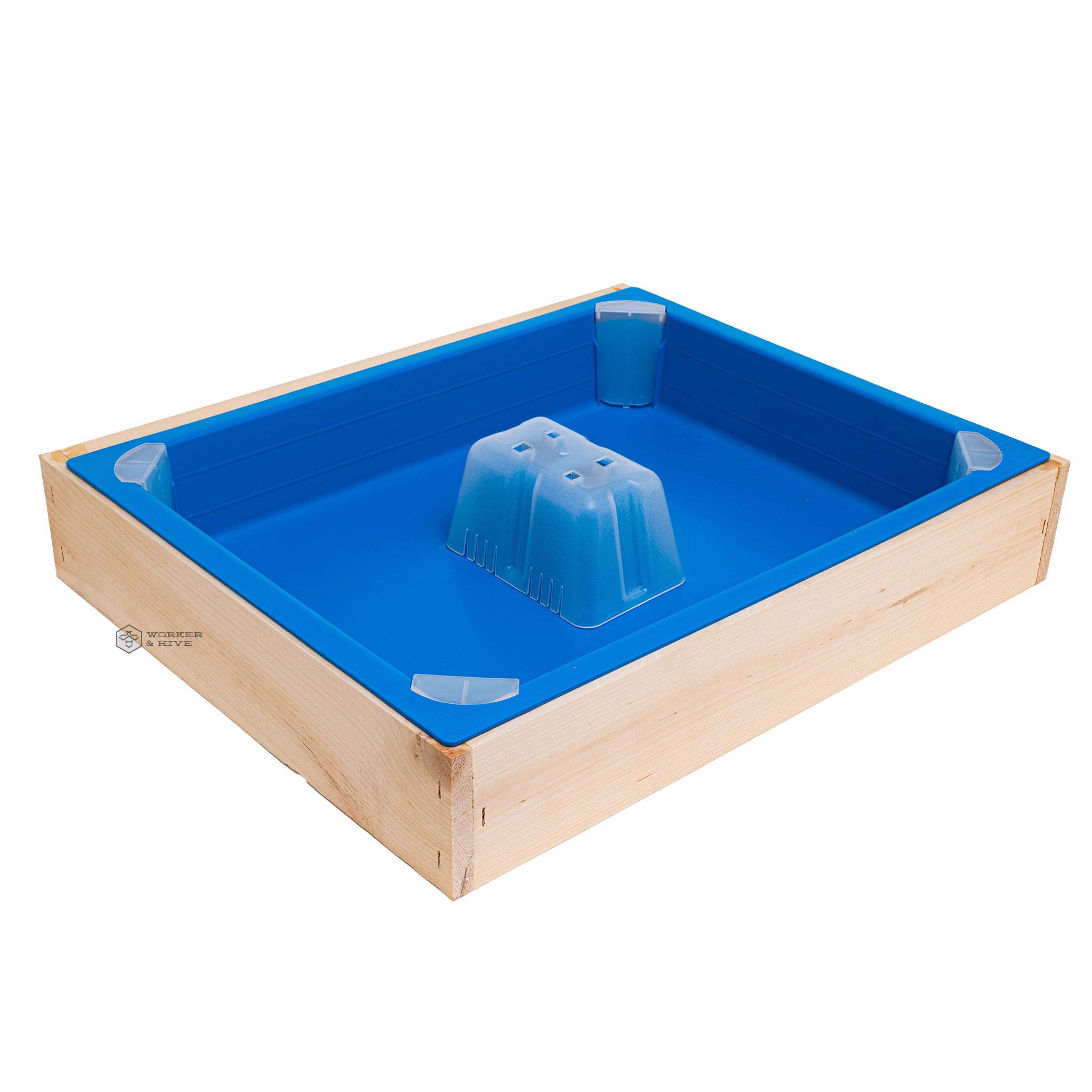 Ceracell Hive Top Feeder with Wood Rim — Worker and Hive Bee Supply