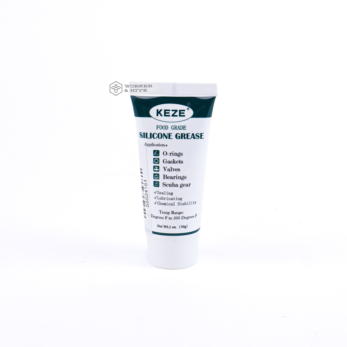 Food Grade Silicon Grease — Worker and Hive Bee Supply