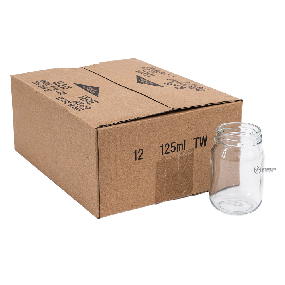 Glass Honey Jars 125ml