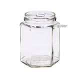 Hexagon Glass Jar
