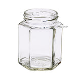 Hexagon Glass Jar