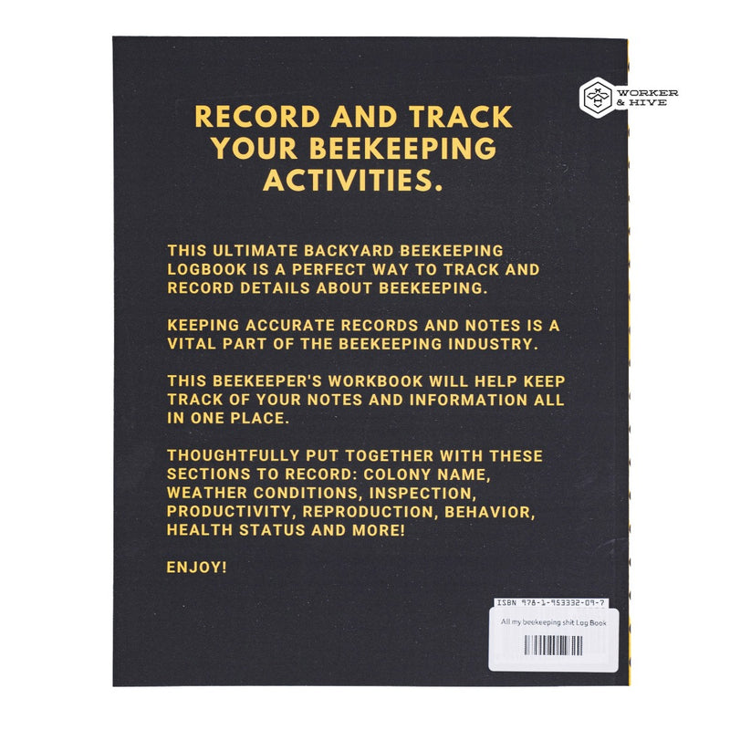 All my beekeeping shit Log Book