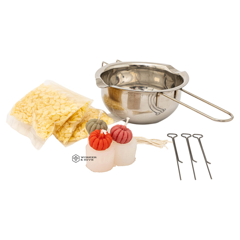 Mini Pumpkin Candle Making Kit