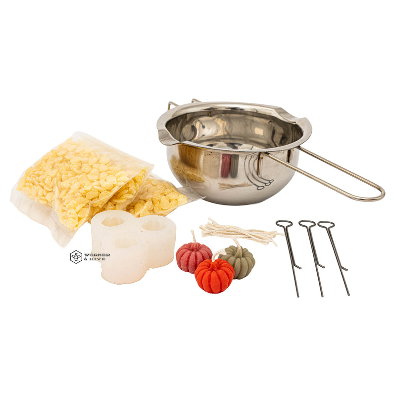 Mini Pumpkin Candle Making Kit