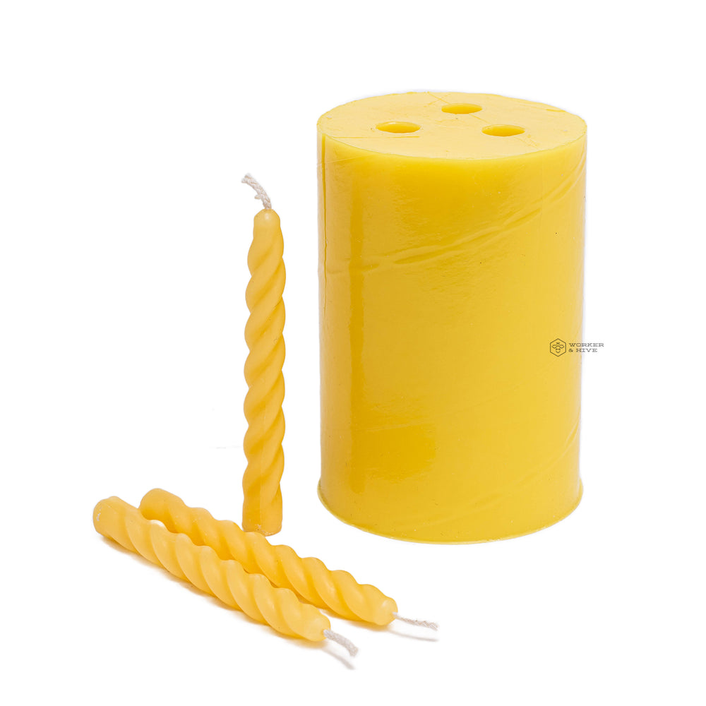 Small Spiral Candle Mold set of 3