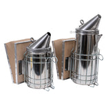 4 x 10 Stainless Steel Smoker w/shield - Dadant