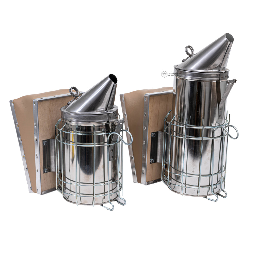 4 x 7 Stainless Steel Smoker w/shield - Dadant