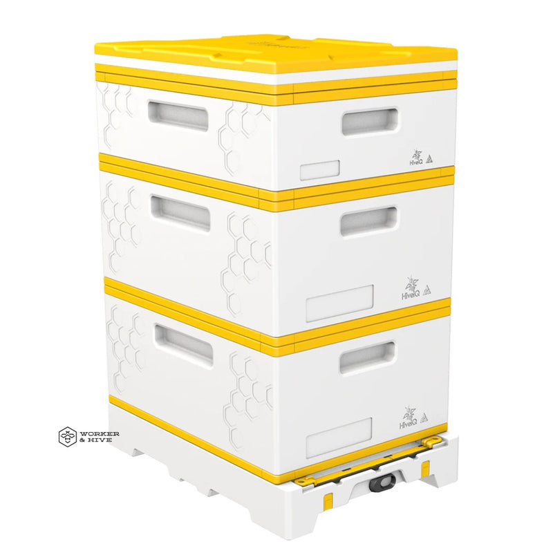 Three Storey HiveIQ Beehive Kit (Two Deeps, One Medium)