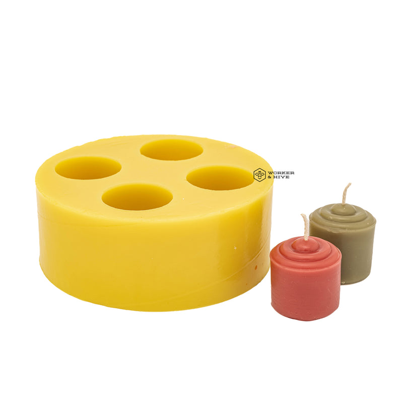 Votive Candle mold set of 4