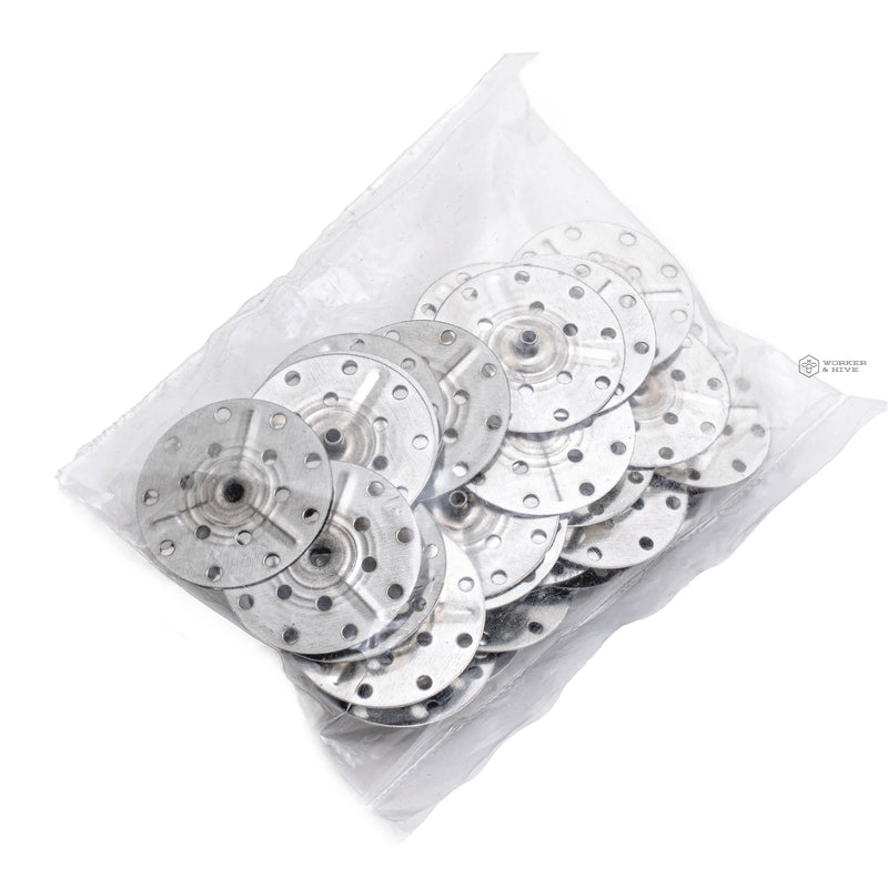 Votive Metal Wick Tabs - Self Centering 50