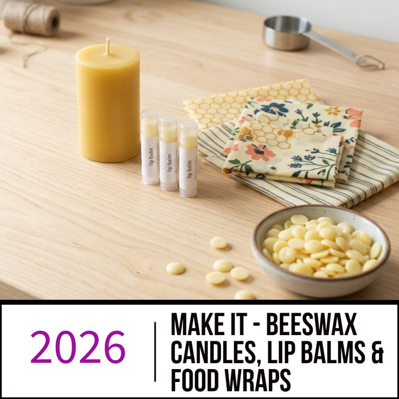 Make It: Beeswax Candles, Lip Balms & Food Wraps