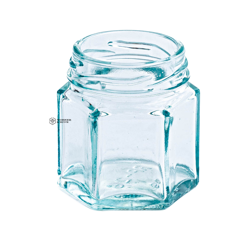 Hexagon Glass Jar