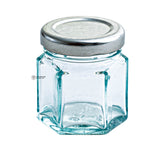 Hexagon Glass Jar