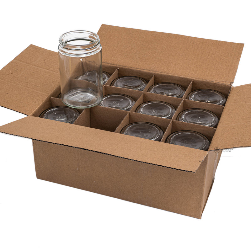 Mason Style Honey Jar
