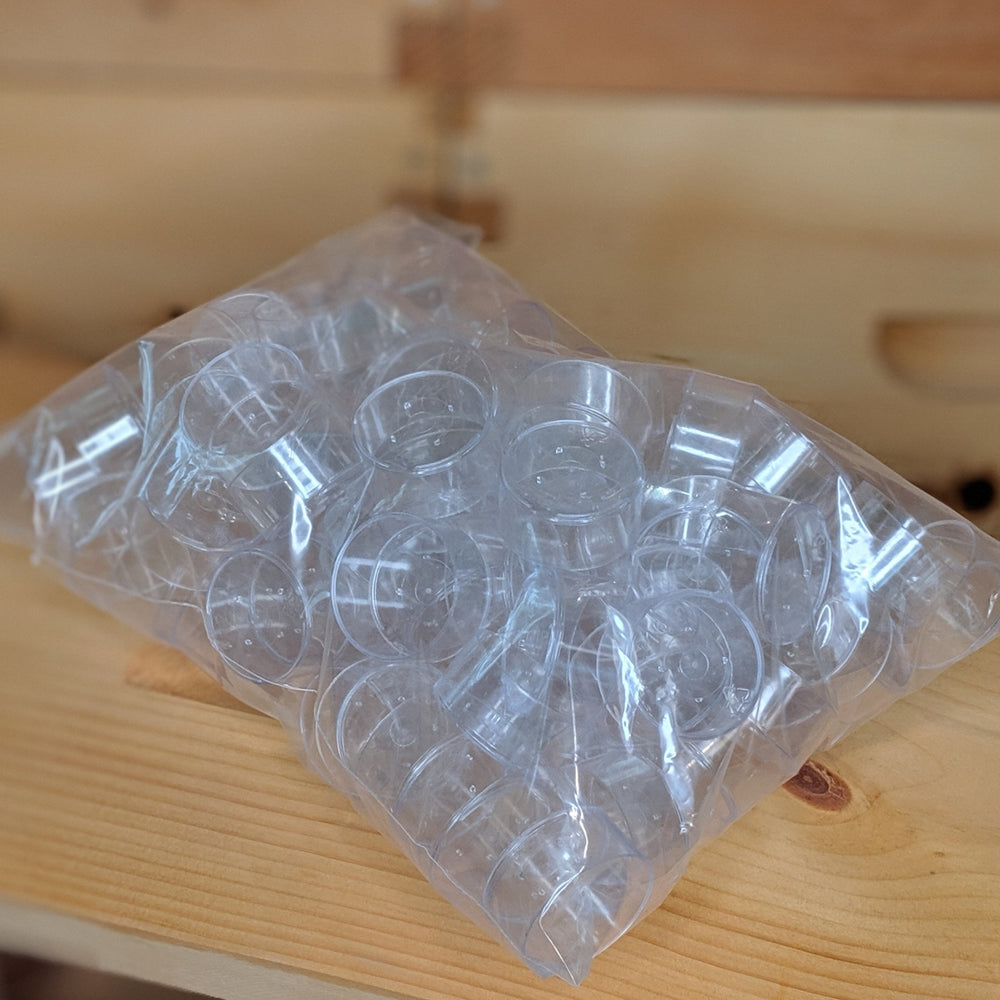 Clear Plastic Polycarbonate TeaLight Cups - 100pc