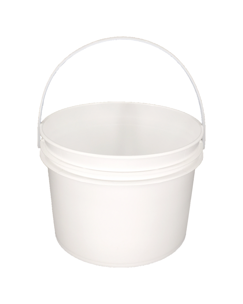 4L White Pail with Gasket Lid