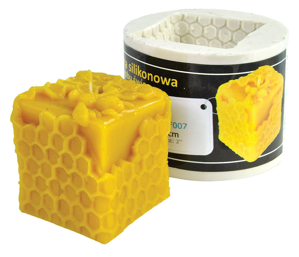 Honey Comb Cube Candle Mold