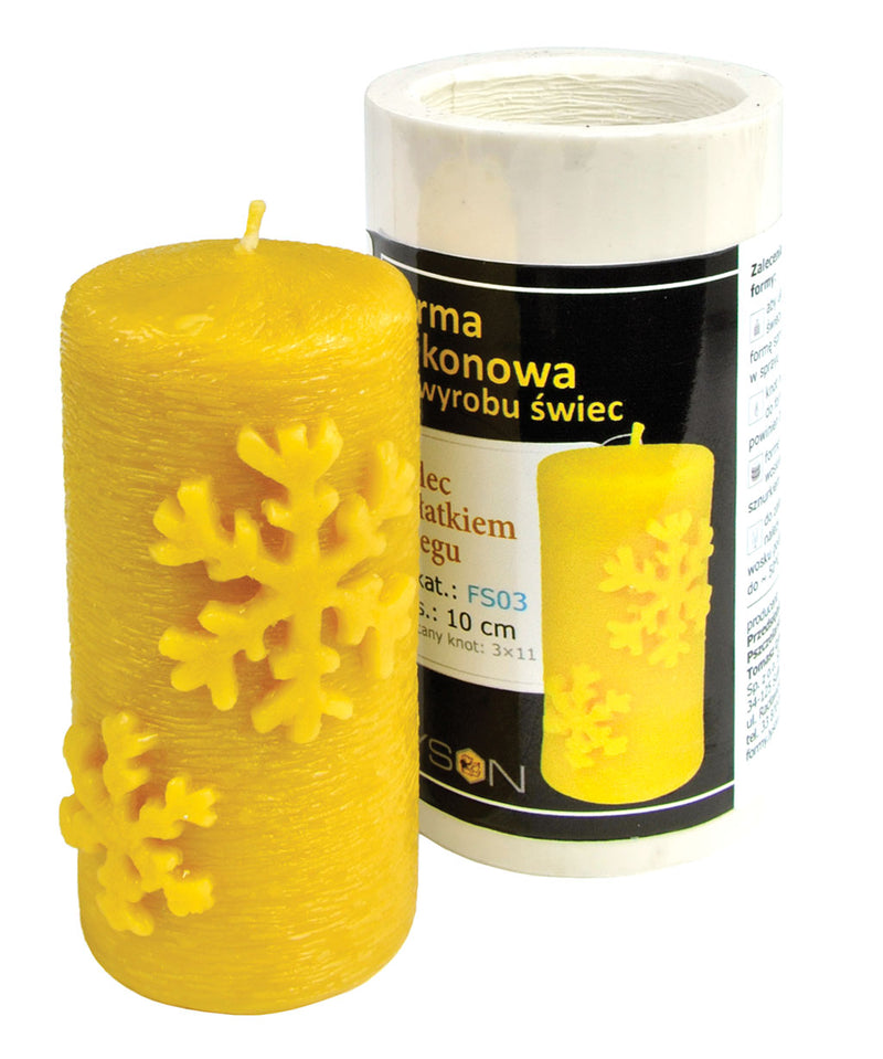 Cylinder with Snowflake