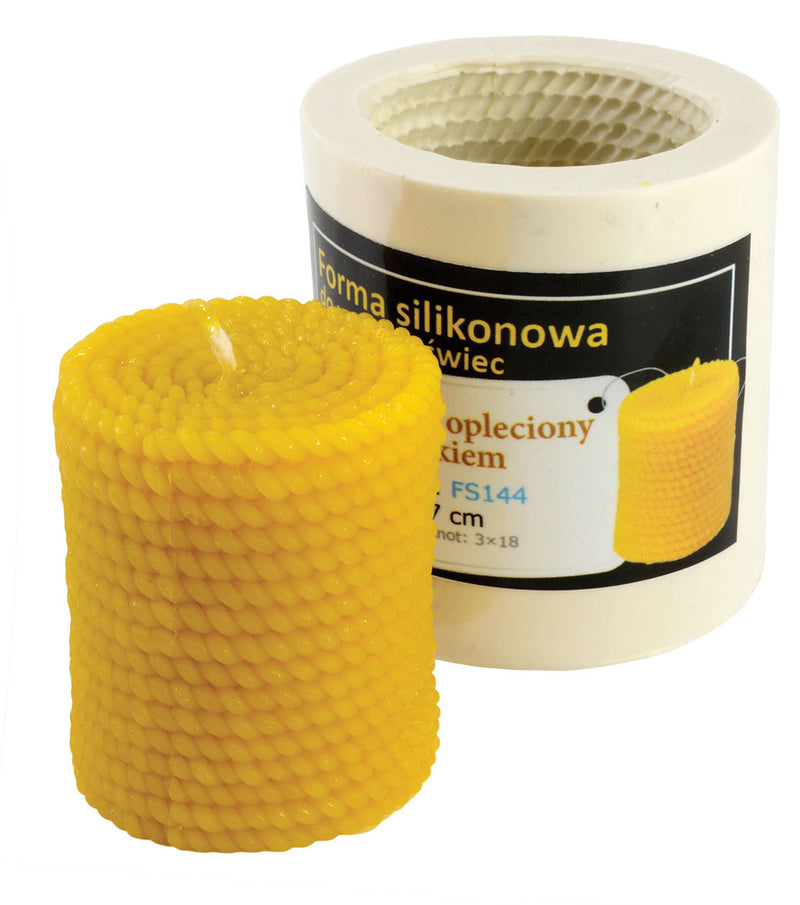 Cylinder with String Candle Mold