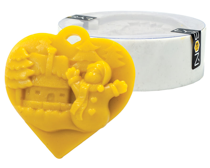 Winter Scene Ornament Mold