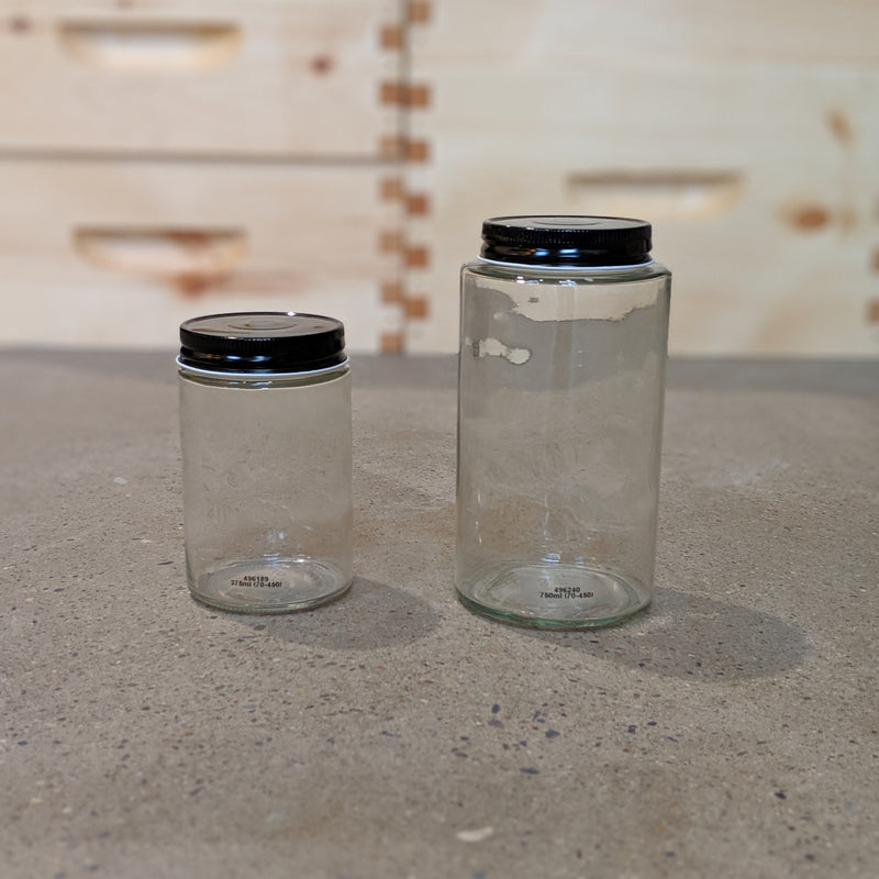 Mason Style Honey Jar