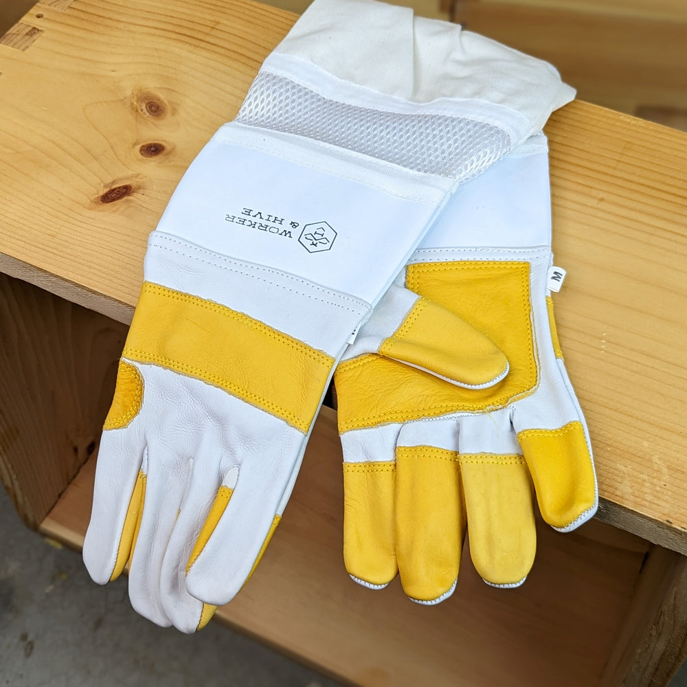 OZ Armour Heavy Duty Vented Beekeeping Gloves
