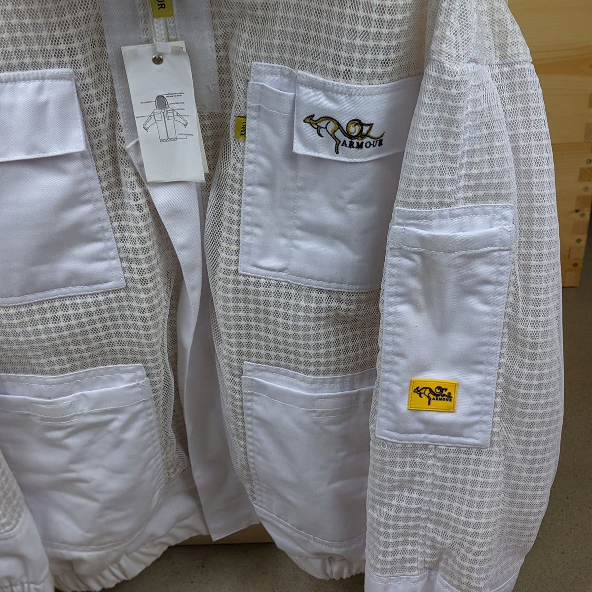 スーツ OVY High Quality Wool Beaver Setup OZ Armour 3 Layer Vented Jacket – Worker and Hive Bee Supply