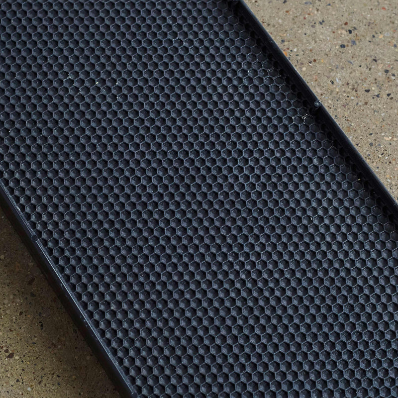 6 1/4" (Medium) Black One Piece Plastic Frame