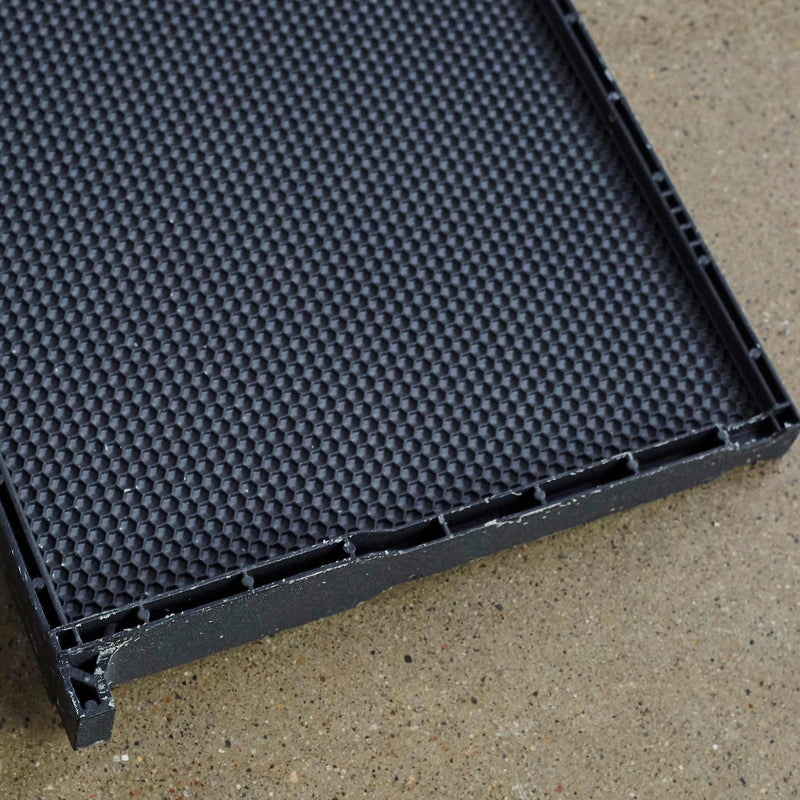 9 1/8" (Deep) Black - One Piece Plastic Frame