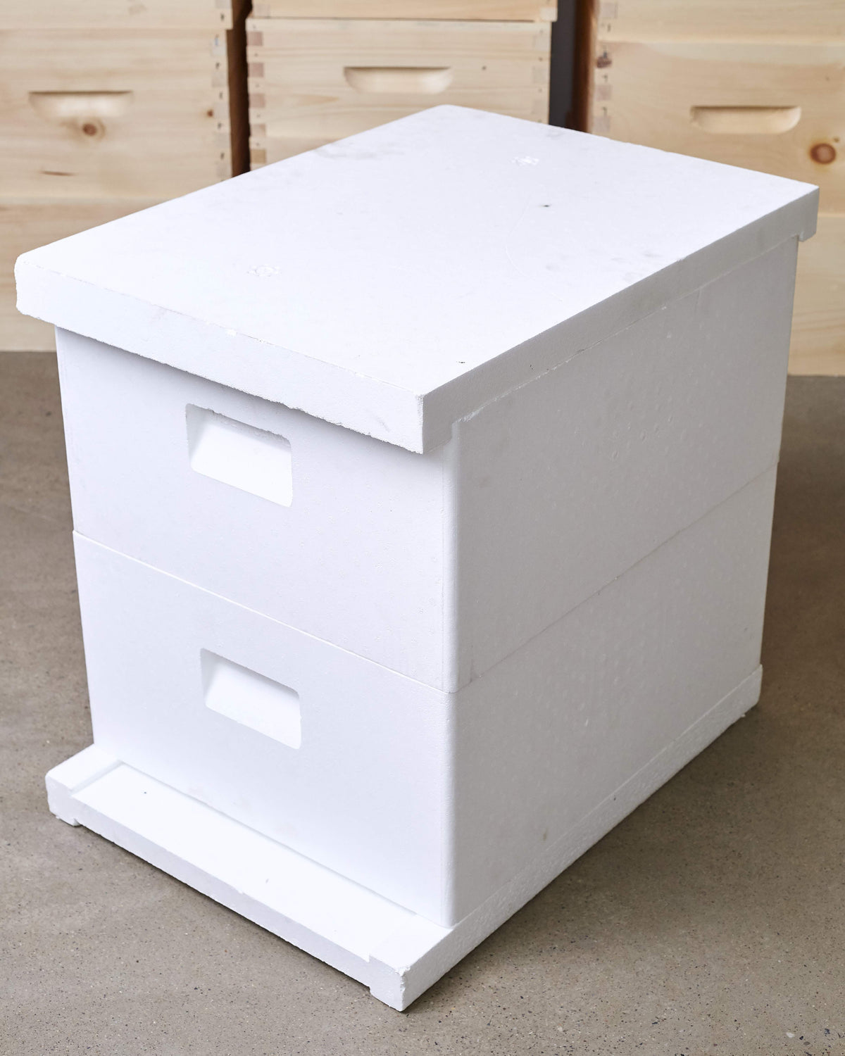 Beaver Plastics Polystyrene Brood Box — Worker and Hive Bee Supply